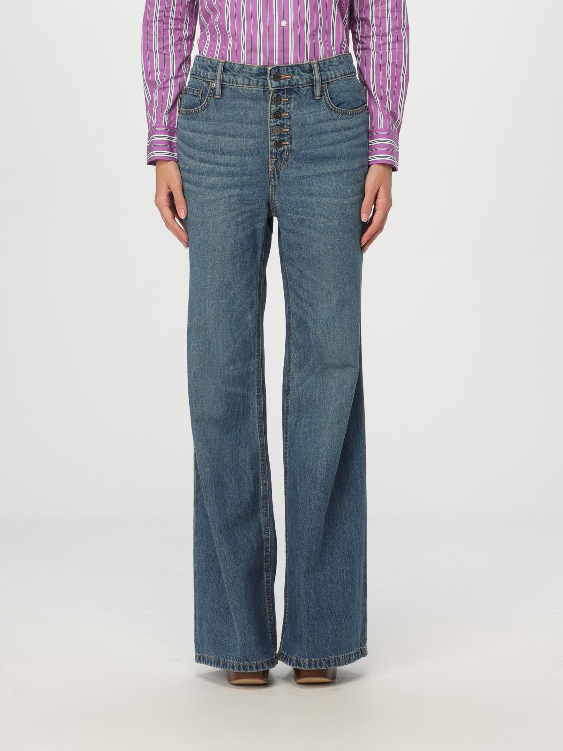 Ralph Lauren Belt-loop Jeans In Hellblau