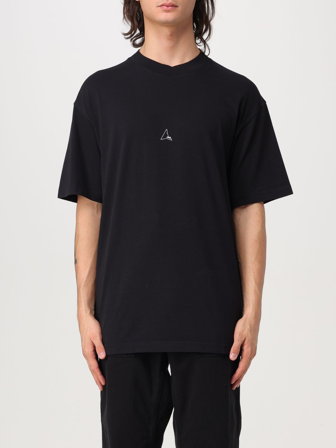 Shop Roa T-shirt  Men Color Black In Schwarz