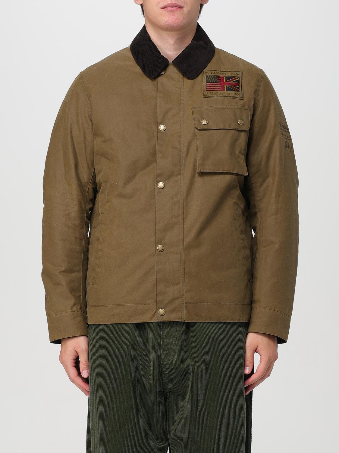 Shop Barbour Jacket  Men Color Sand