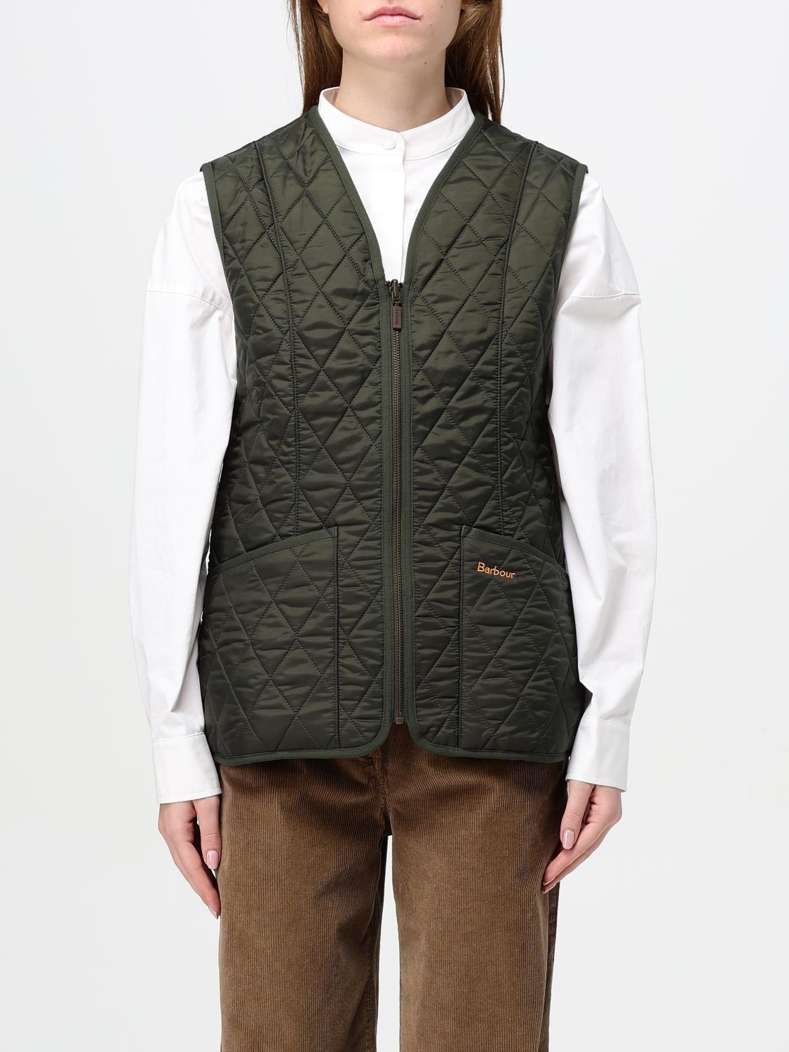 Barbour Waistcoat Woman Color Green In Grün