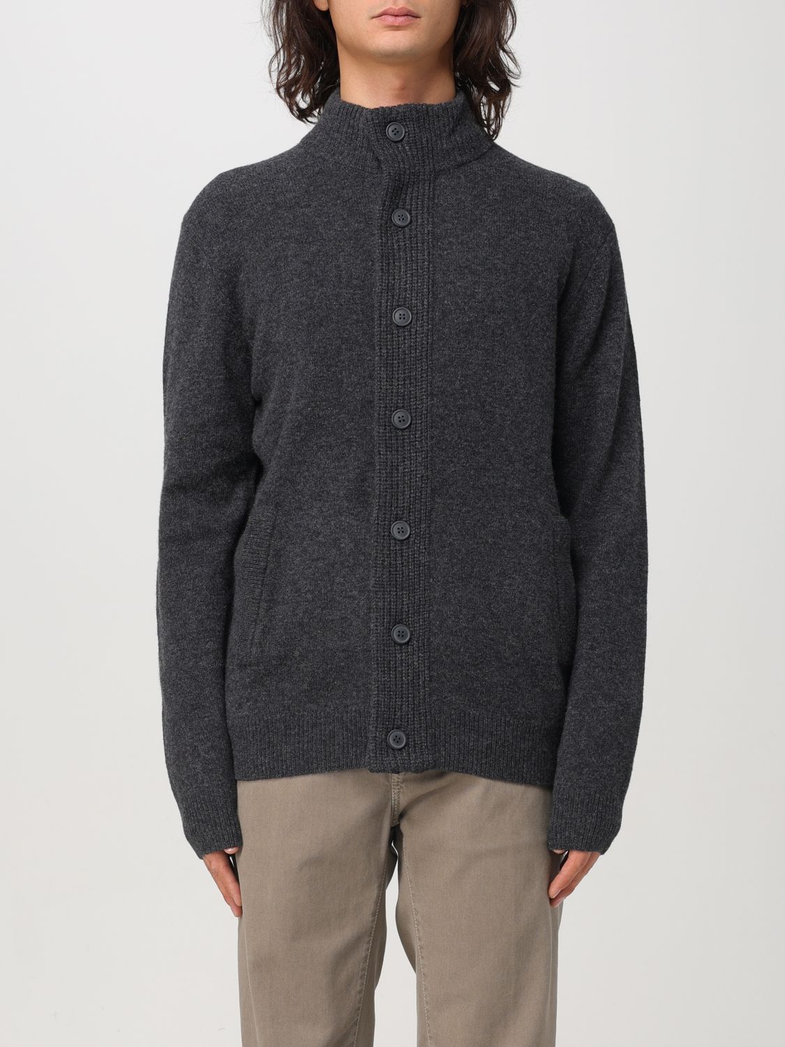 Barbour Cardigan  Men Color Grey In Grau