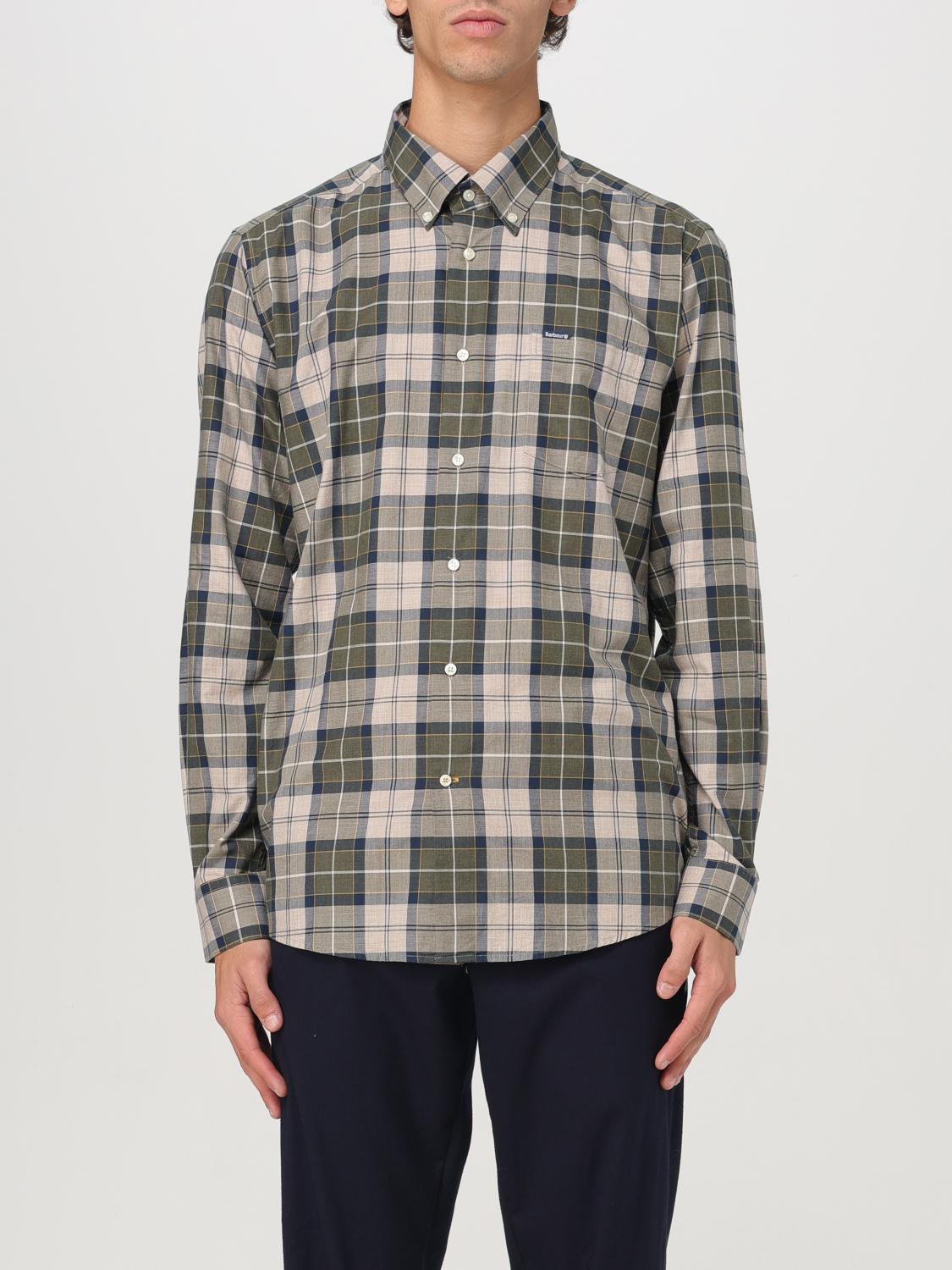 Barbour Plaid-check Pattern Shirt In Sauergrün