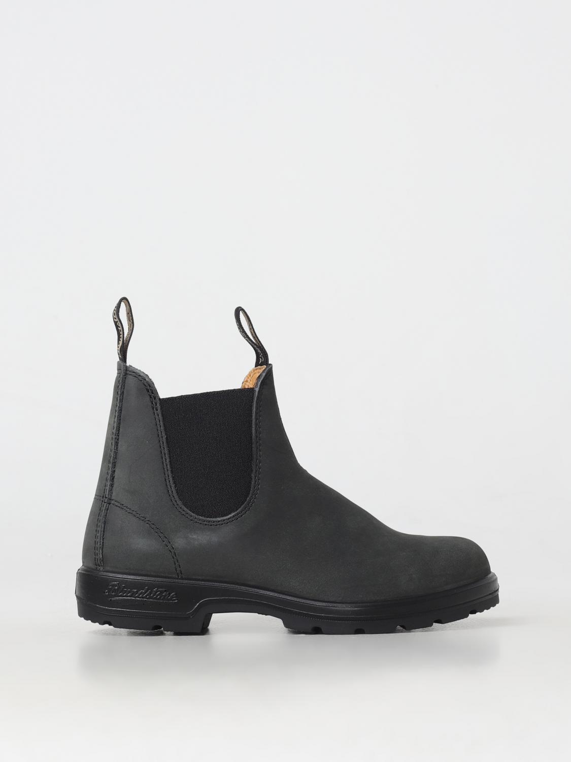 Blundstone Chelsea Black Ankle Boots With Elasticated Inserts In Schwarz