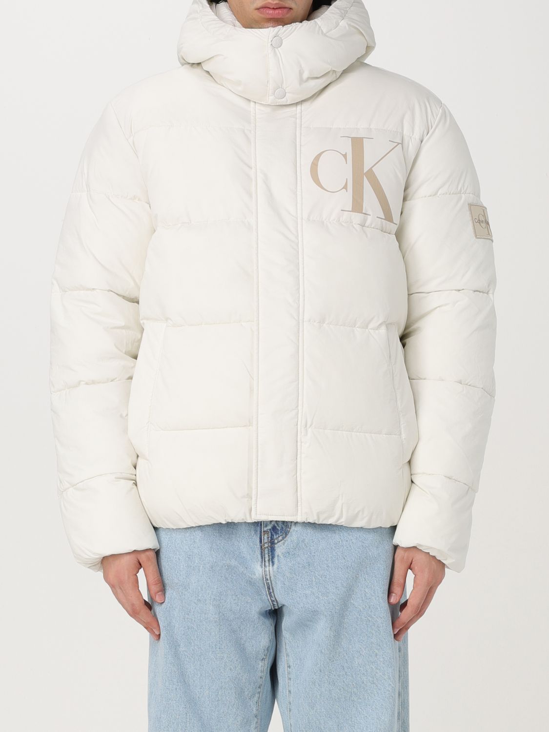 Shop Calvin Klein Jeans Est.1978 Jacket Calvin Klein Jeans Men Color White In Weiss