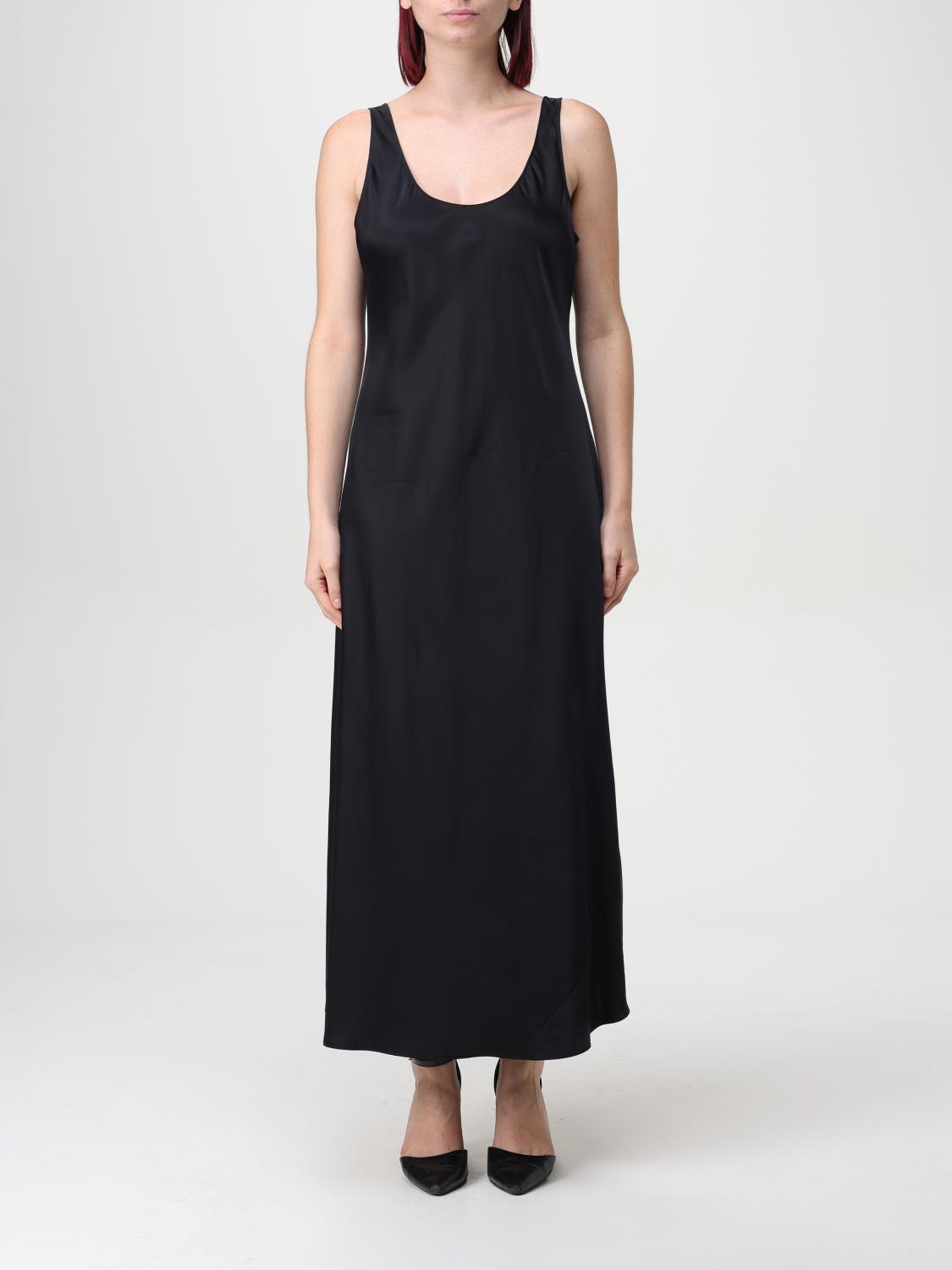 Shop Calvin Klein Dress  Woman Color Black In Schwarz