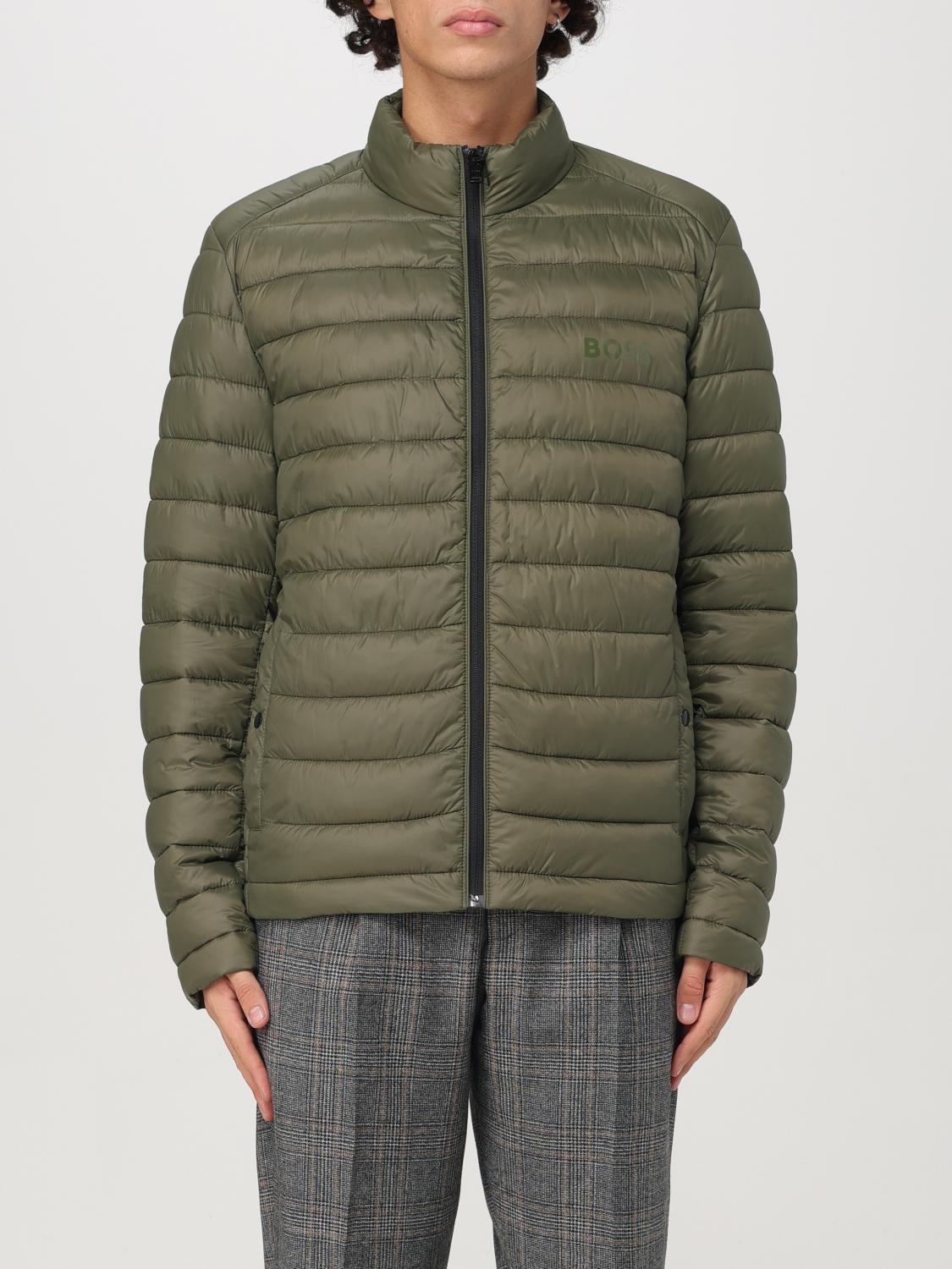 Shop Hugo Boss Jacket Boss Men Color Green In Grün