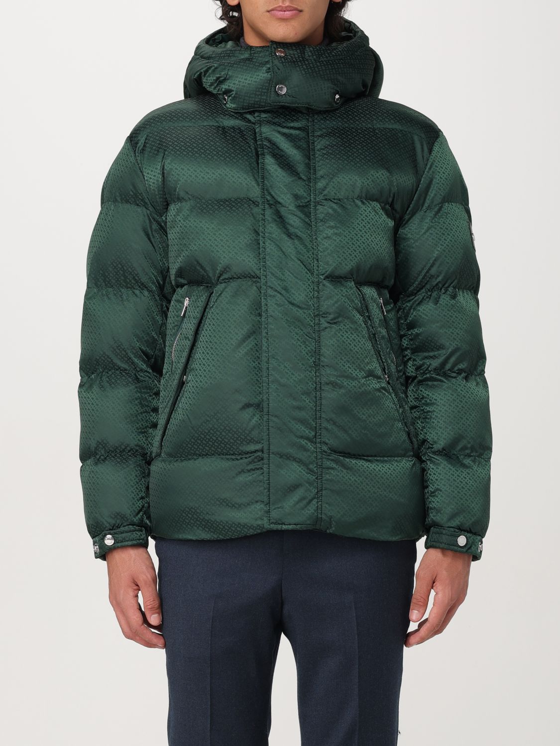 Shop Hugo Boss Jacket Boss Men Color Green In Grün