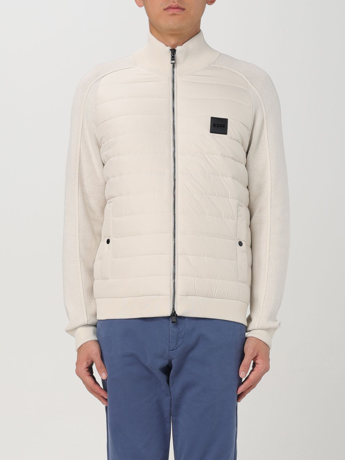 Shop Hugo Boss Jacket Boss Men Color Natural