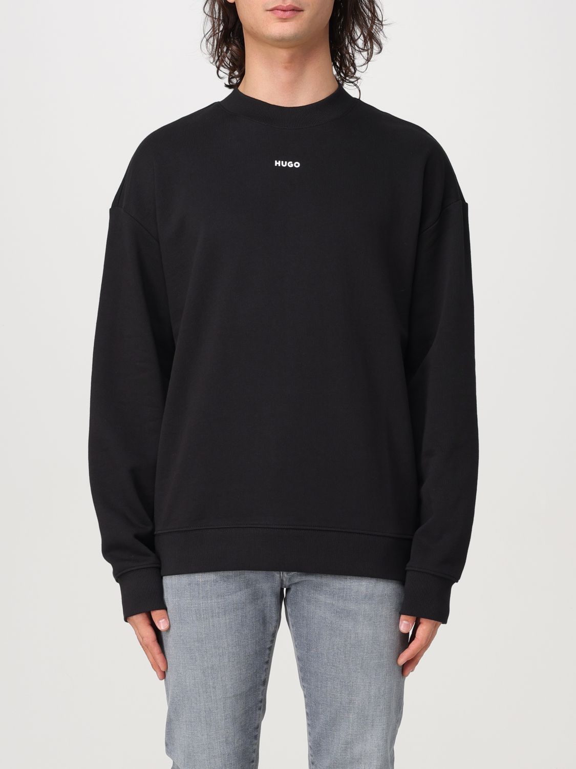 Hugo Sweatshirt  Men Color Black In Schwarz