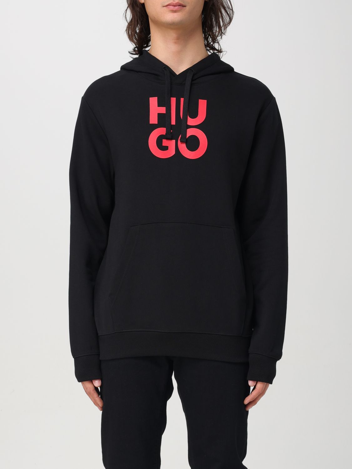 Hugo Sweatshirt  Men Color Black In Schwarz