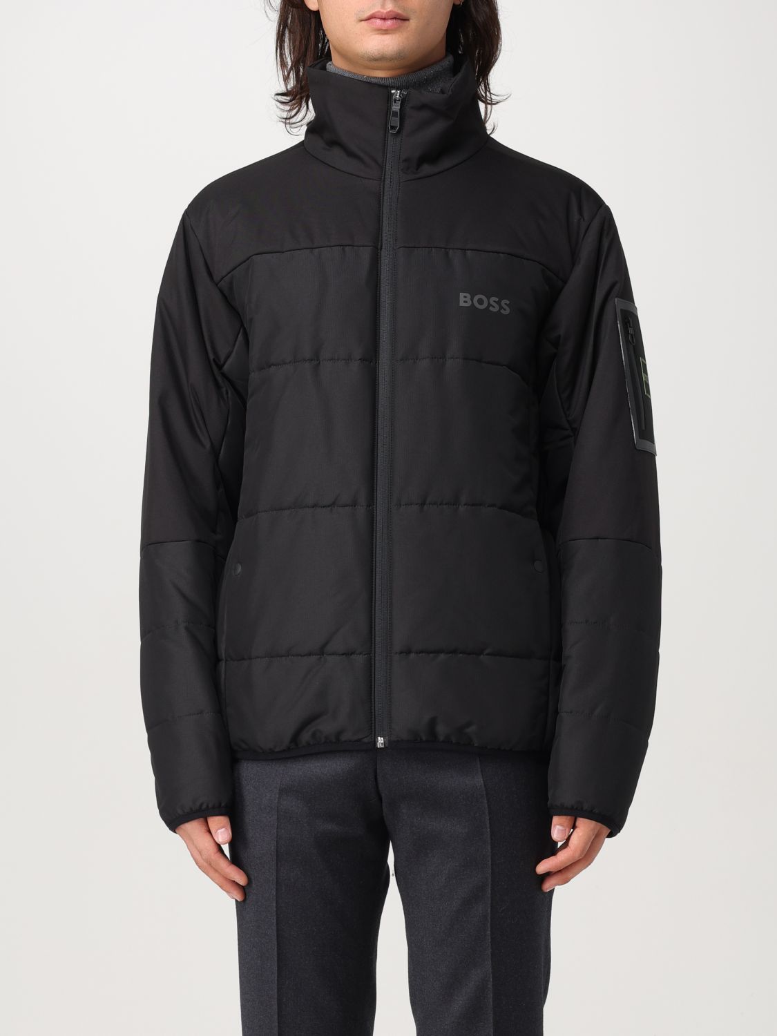 Shop Hugo Boss Jacket Boss Men Color Black In Schwarz