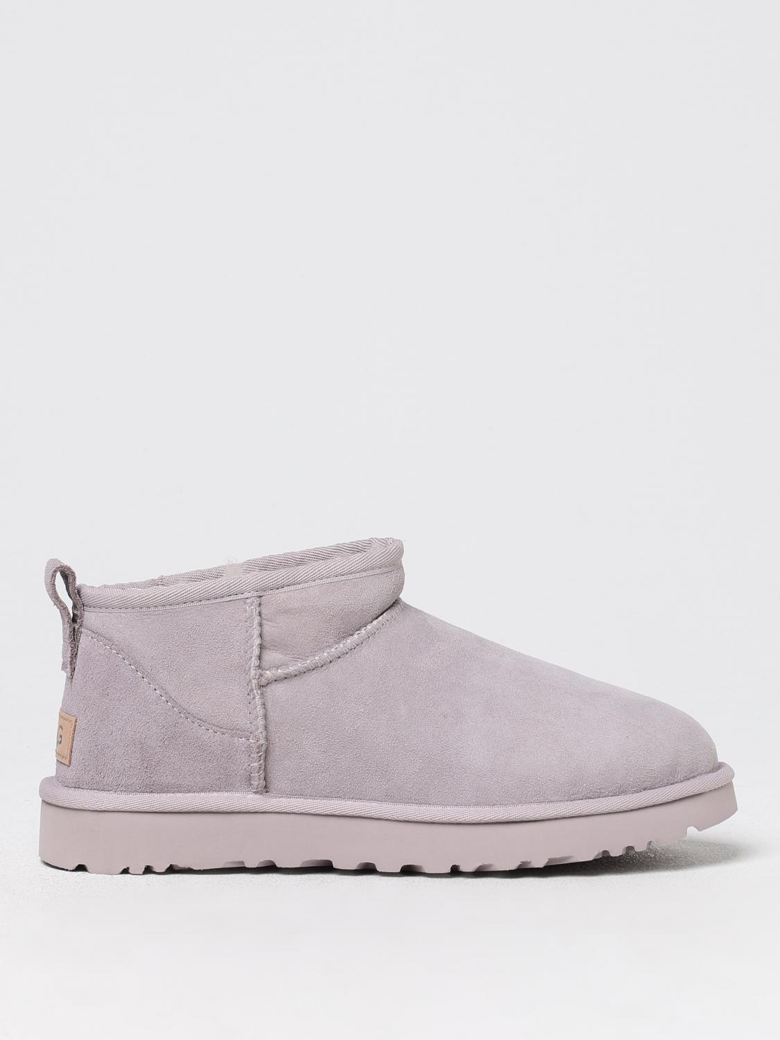 Ugg Flat Ankle Boots  Woman Color Sand In 沙色