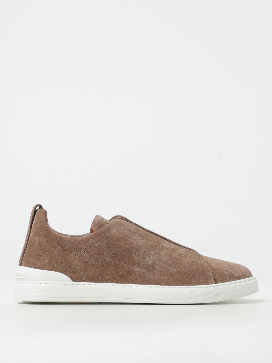 Shop Zegna Sneakers  Men Color Beige