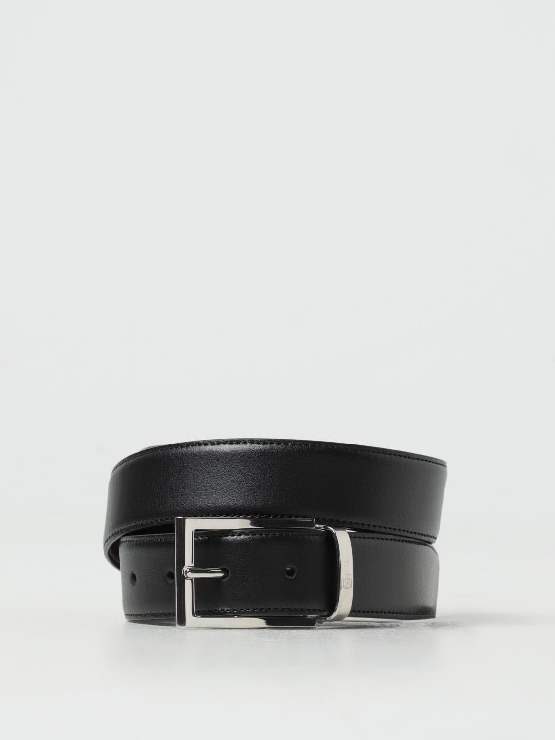 Belt ZEGNA Men color Black