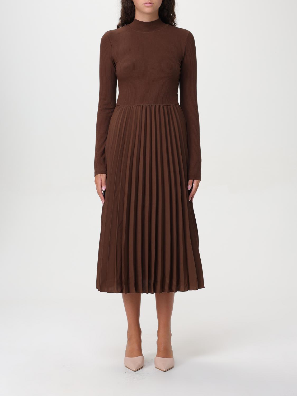 Shop Tommy Hilfiger Dress  Woman Color Brown