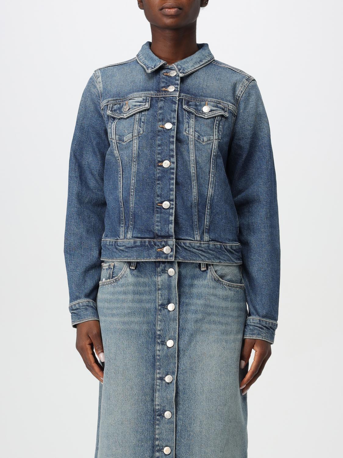 Shop Tommy Hilfiger Jacket  Woman Color Denim