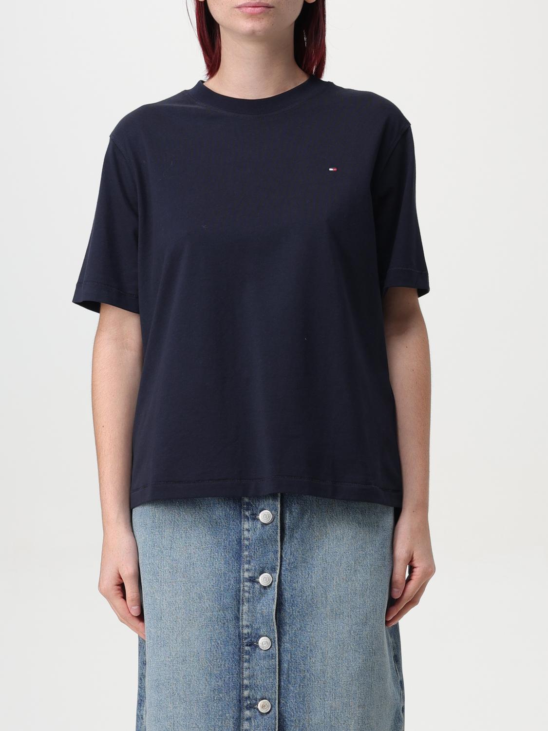 Shop Tommy Hilfiger T-shirt  Woman Color Blue