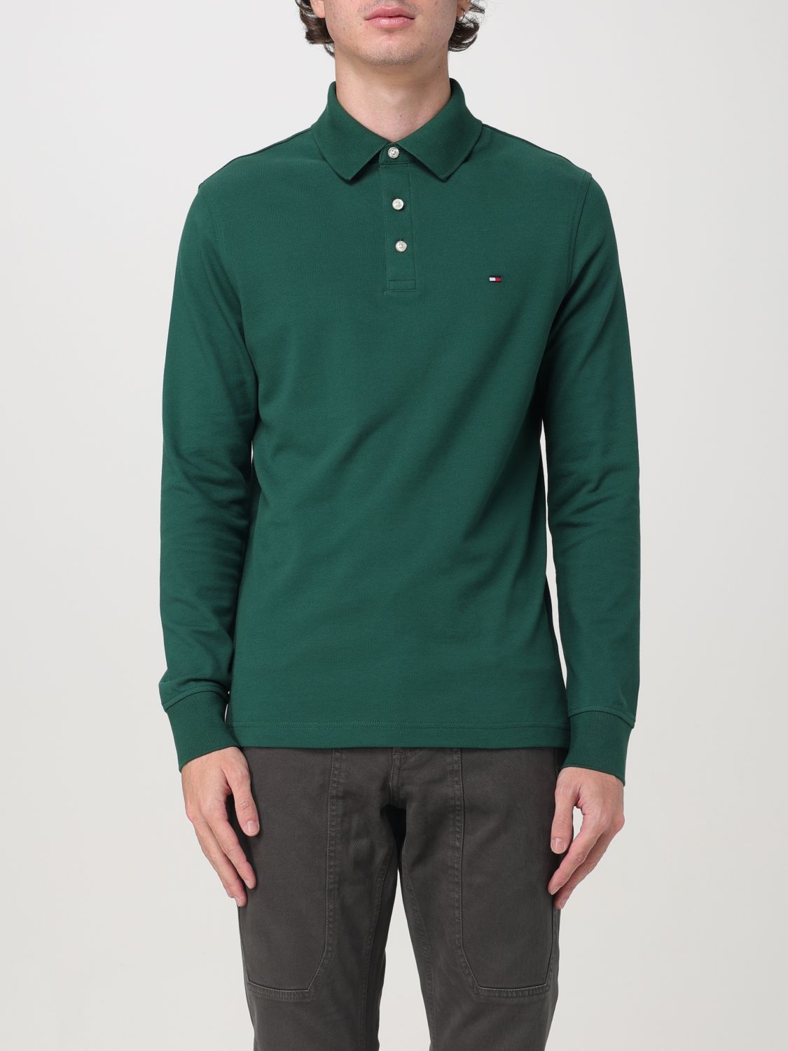 Tommy Hilfiger Polo Shirt  Men Color Green In Grün