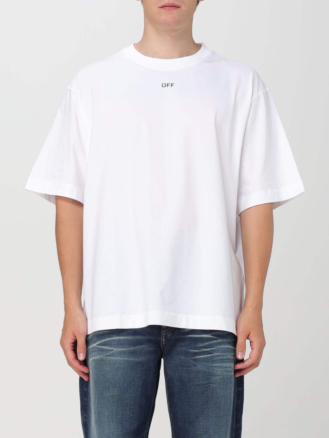 Shop Off-white T-shirt  Men Color White In Weiss