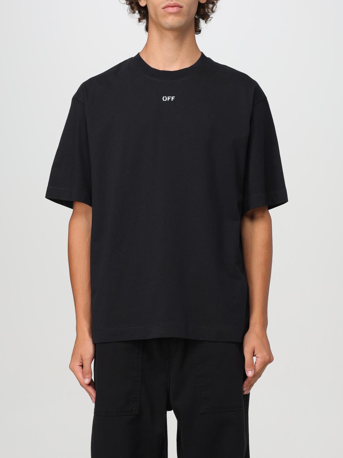 Shop Off-white T-shirt  Men Color Black In Schwarz