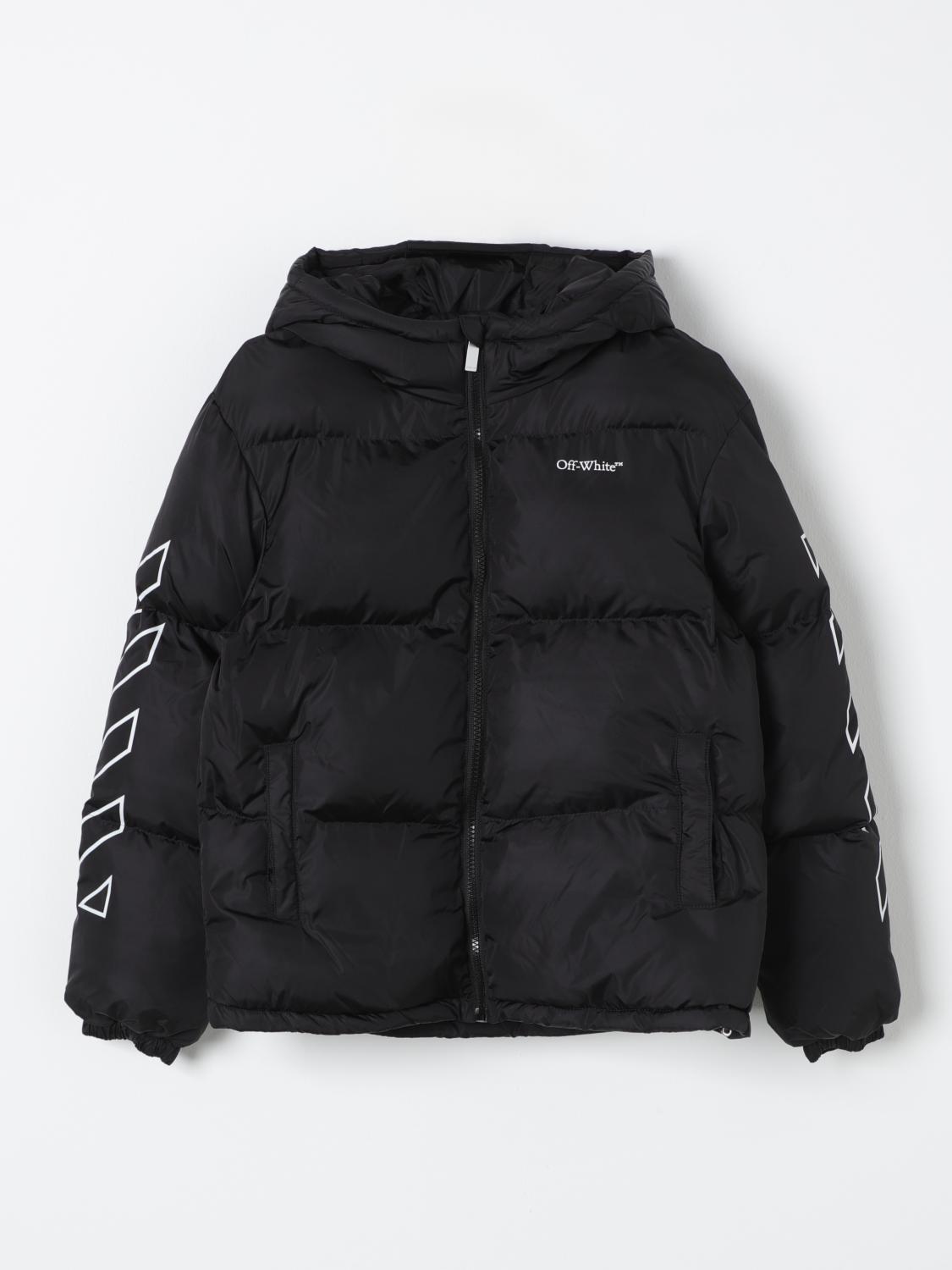 Shop Off-white Jacket  Kids Kids Color Black In Schwarz