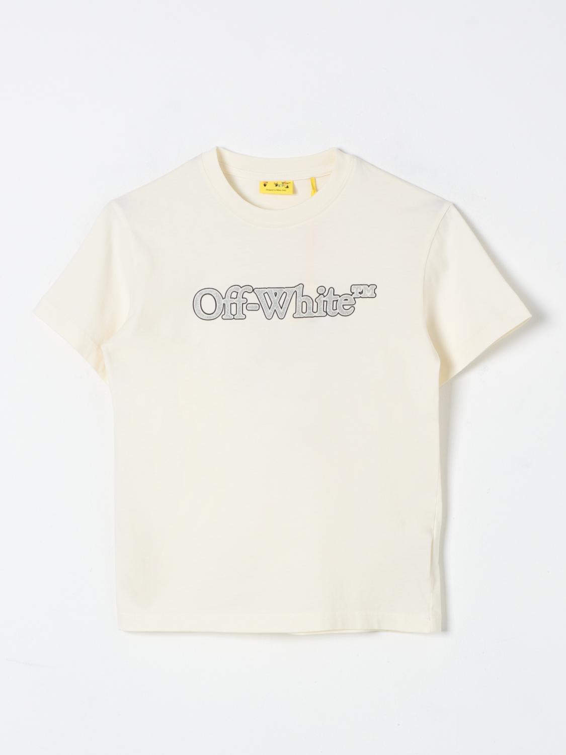 Shop Off-white T-shirt  Kids Kids Color White In Weiss