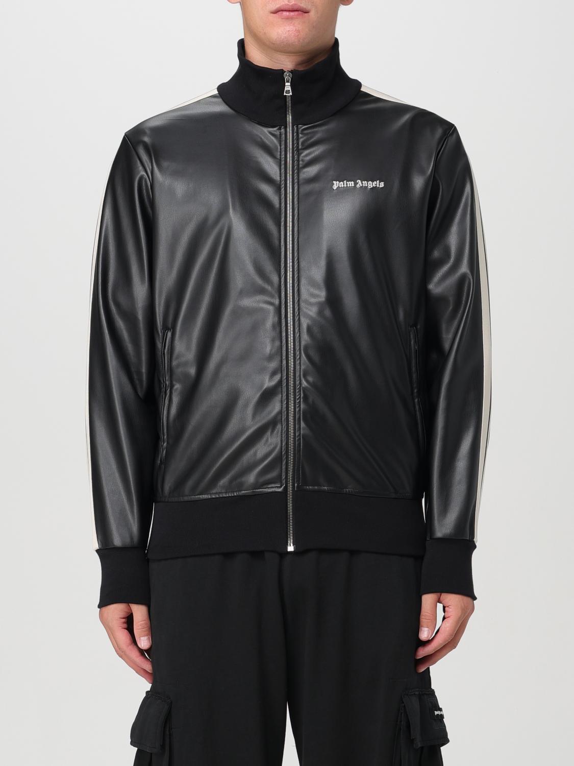 Shop Palm Angels Jacket  Men Color Black In 黑色