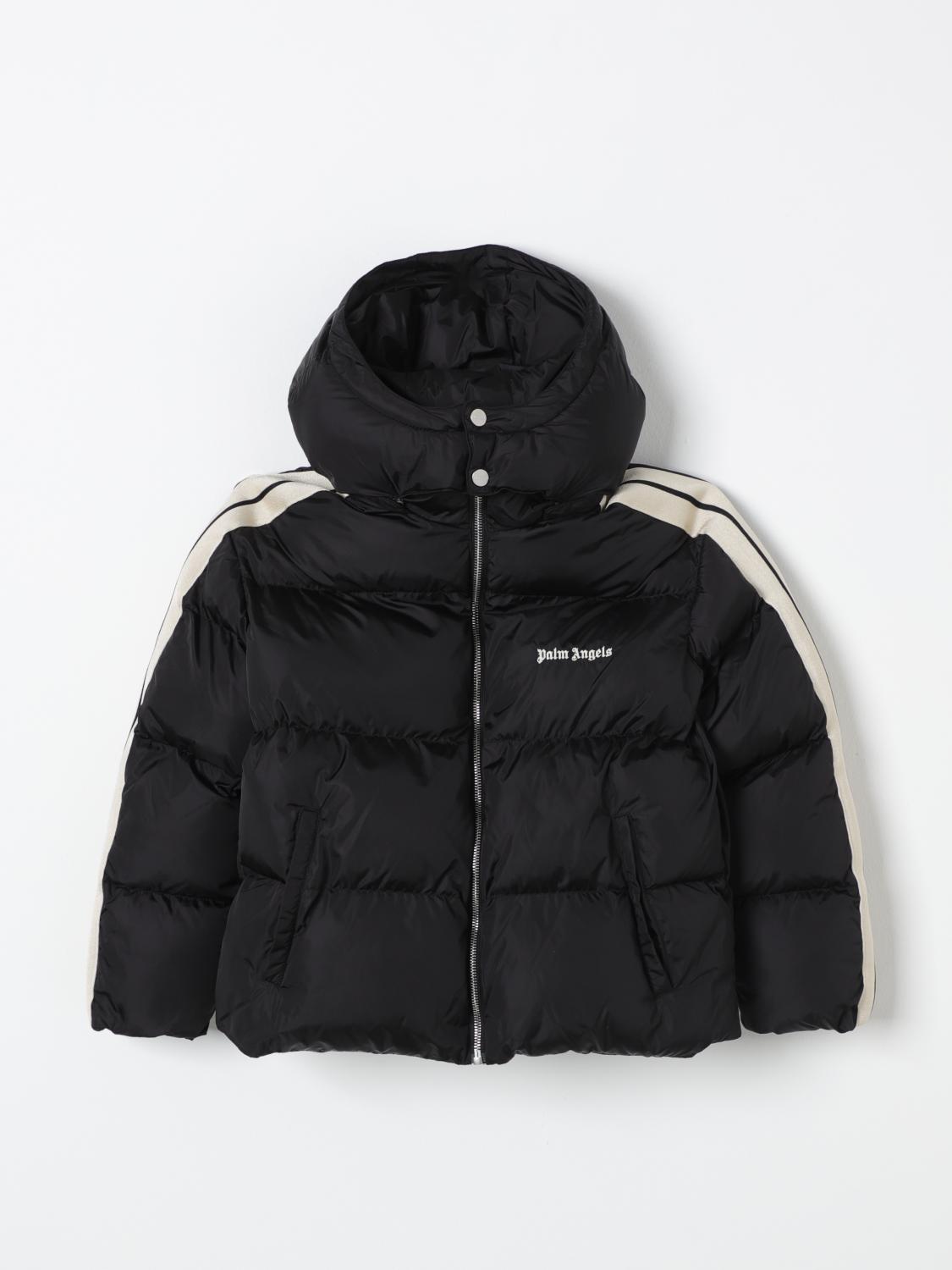 Shop Palm Angels Jacket  Kids Color Black In Schwarz