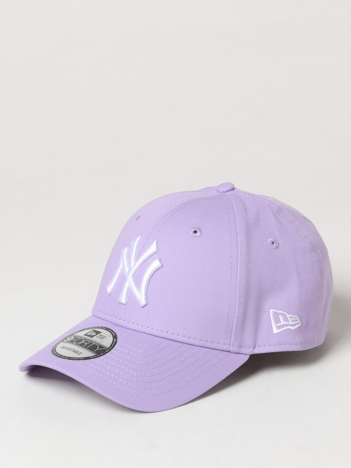 Cappello NY New Era in cotone con logo ricamato