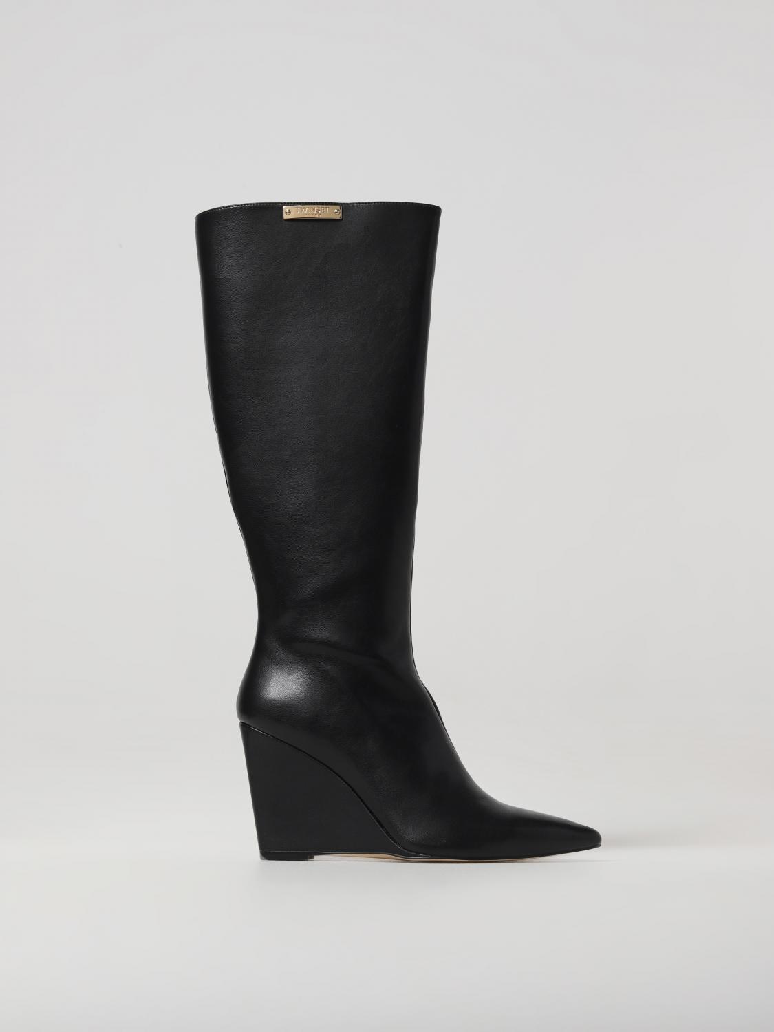 Shop Twinset Boots Woman Color Black In Schwarz