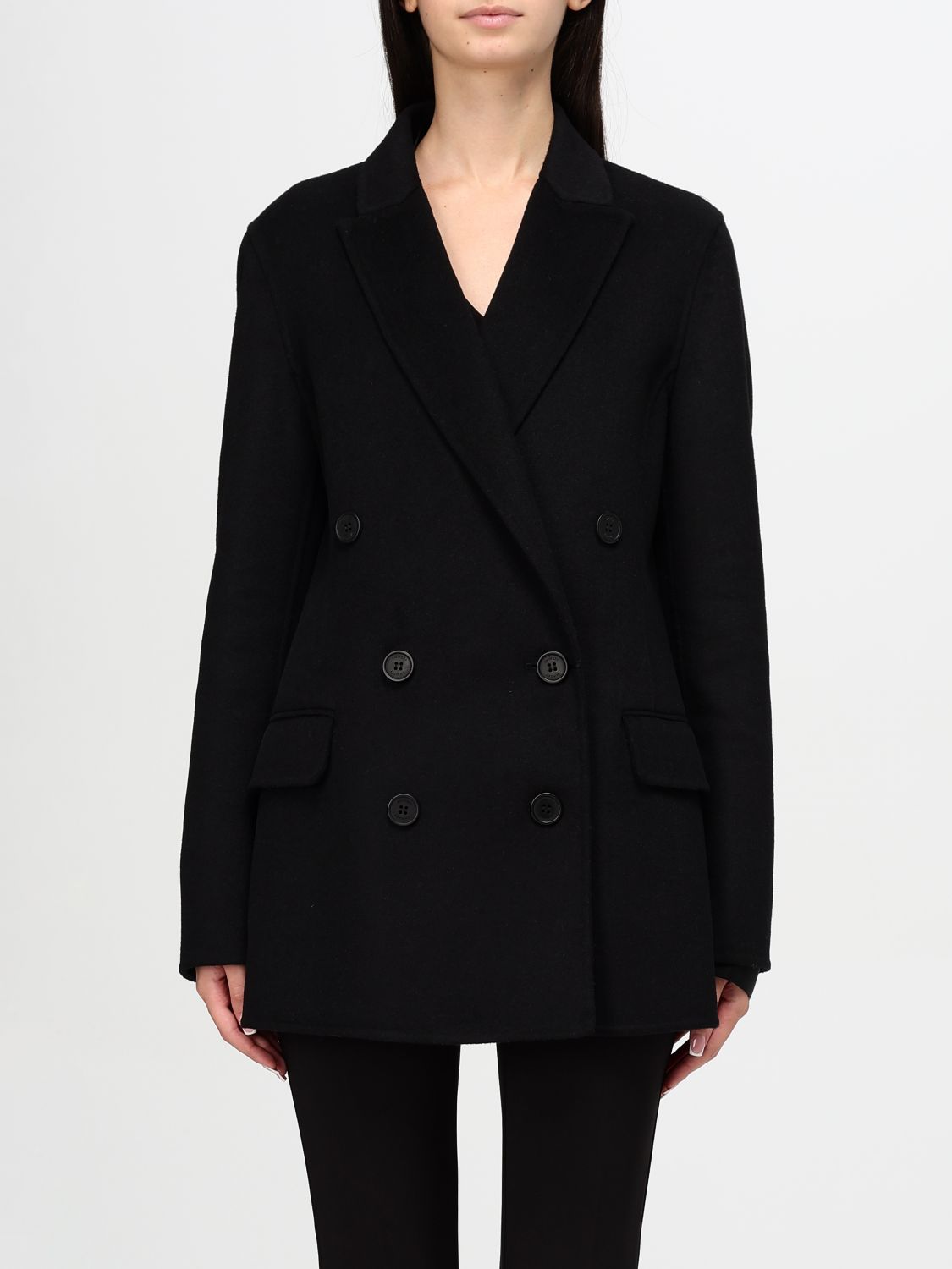 Shop Twinset Blazer  Woman Color Black In Schwarz