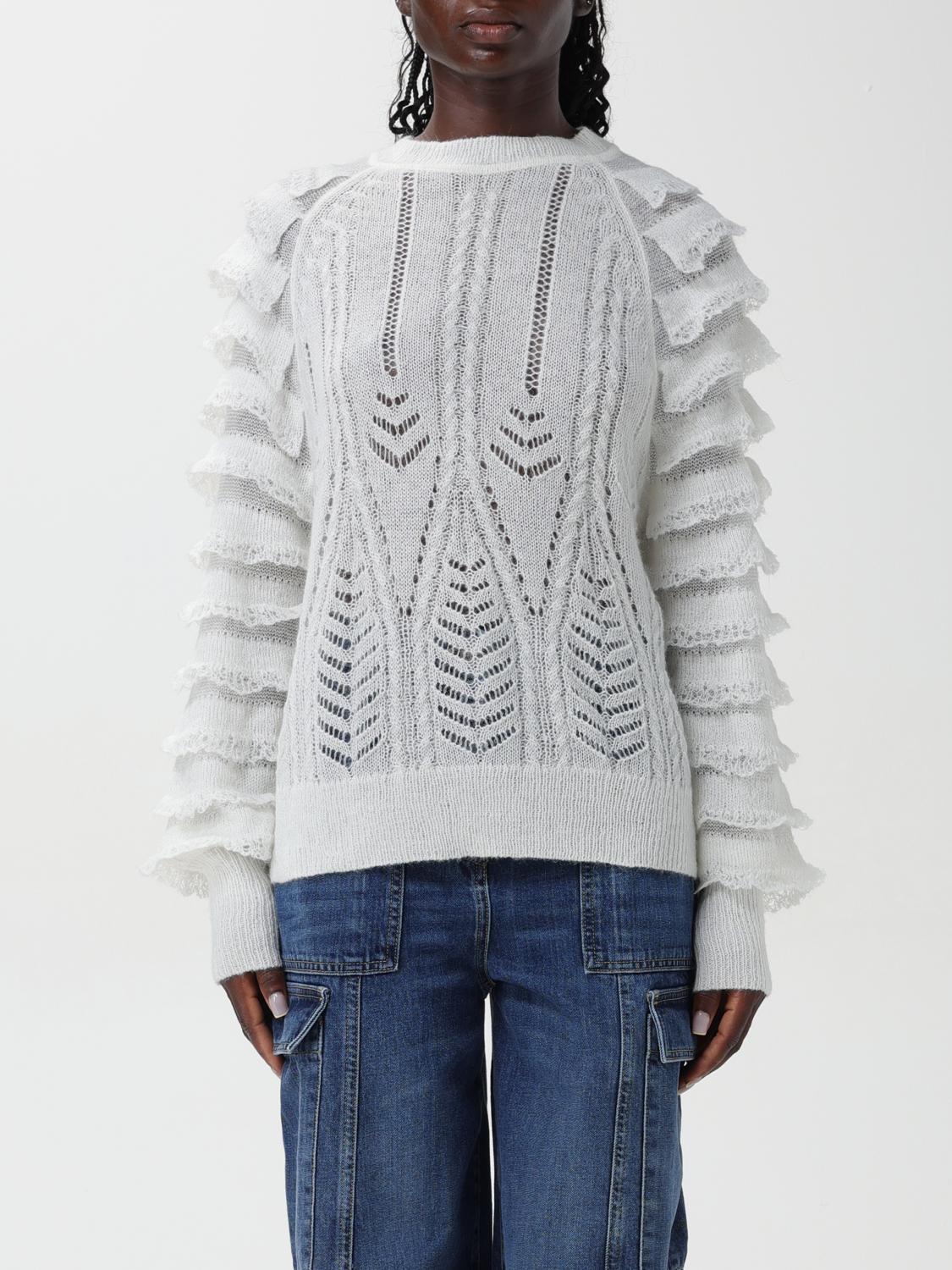 Shop Twinset Sweater Woman Color Yellow Cream