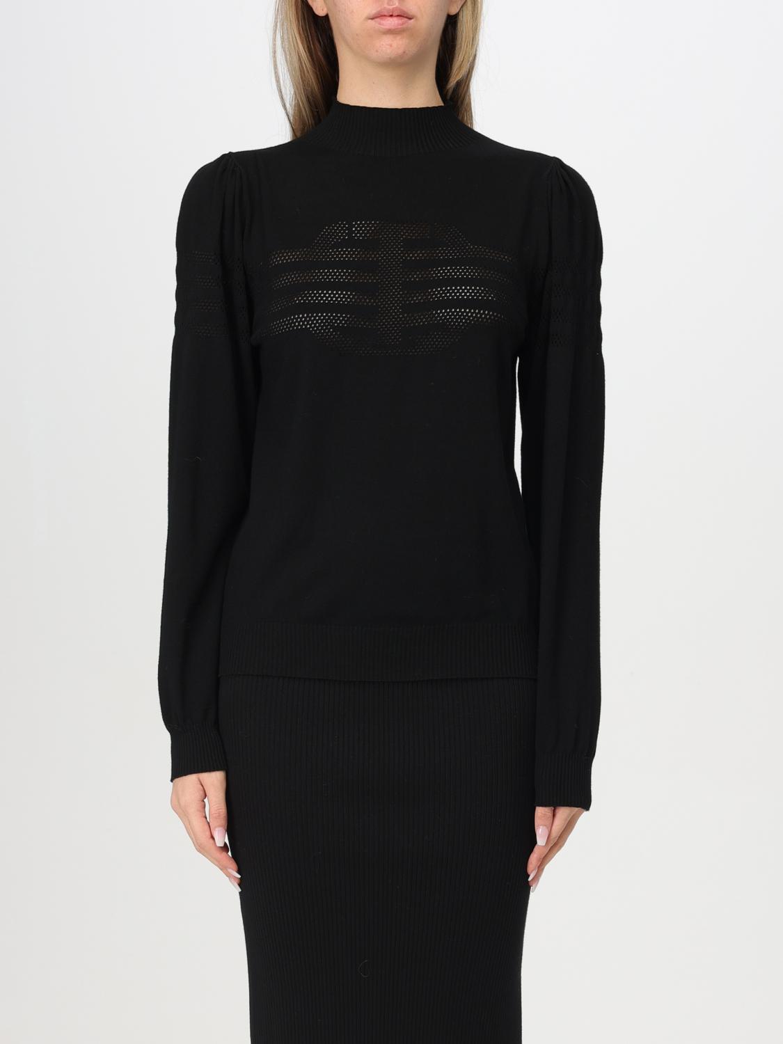 Shop Twinset Sweater Woman Color Black In Schwarz