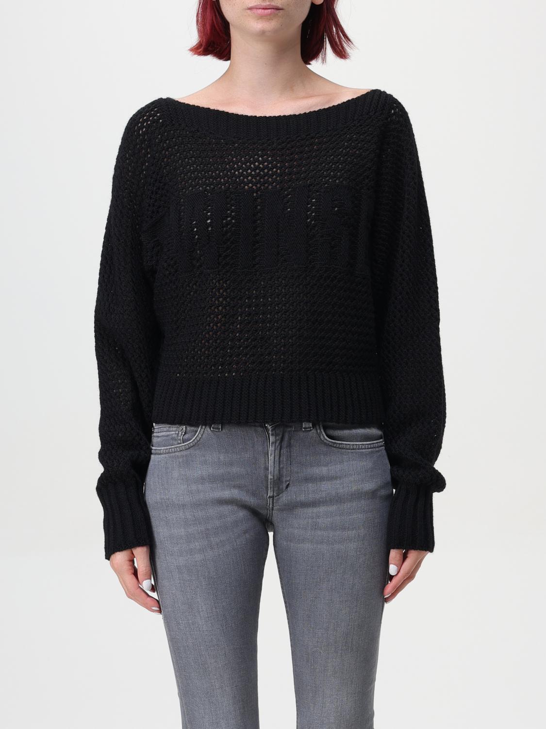 Shop Twinset Sweater  Woman Color Black In Schwarz