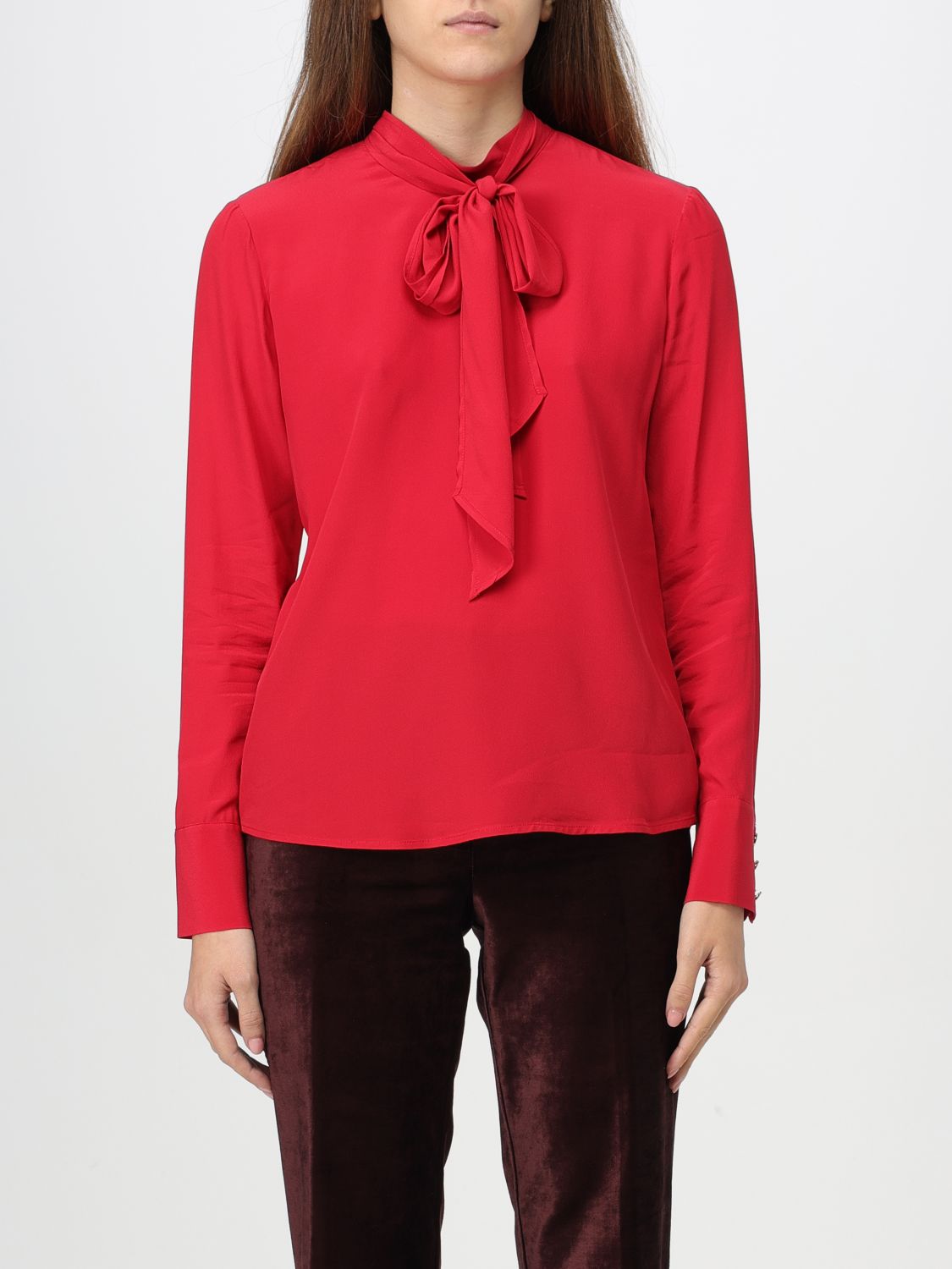 Shop Twinset Top  Woman Color Red In Rot