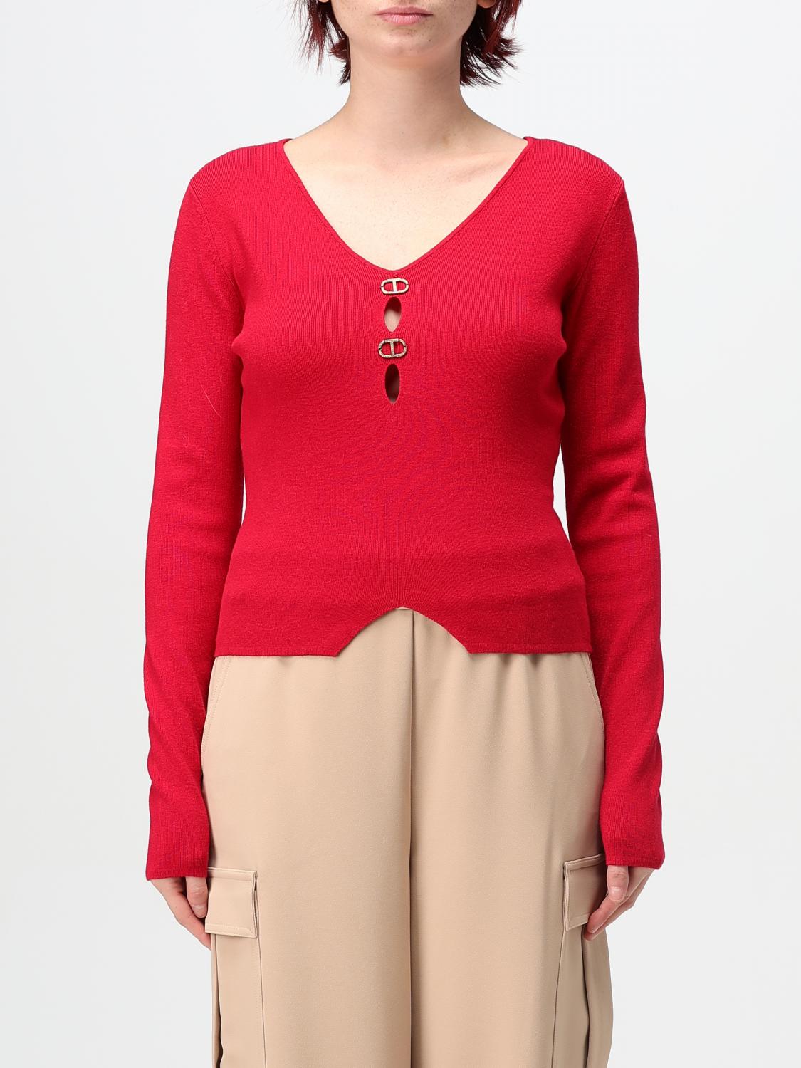 Twinset Top Woman Color Red In Rot