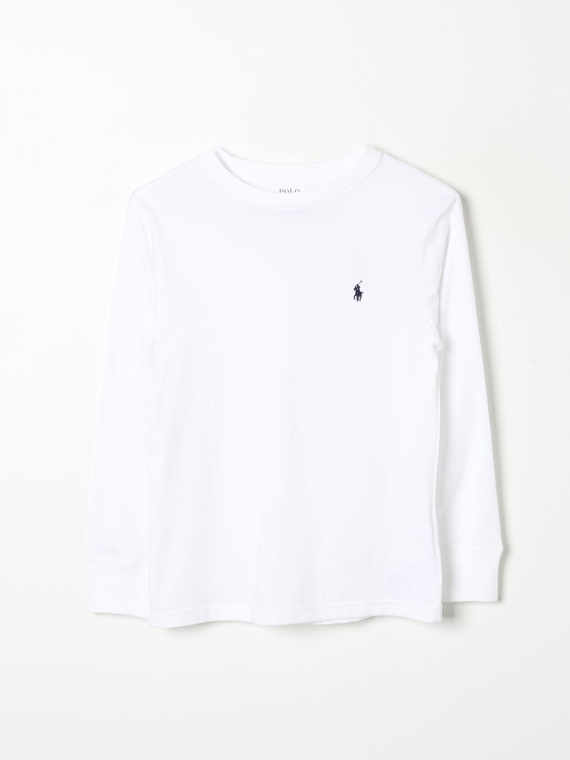 Shop Polo Ralph Lauren T-shirt  Kids Color White In Weiss