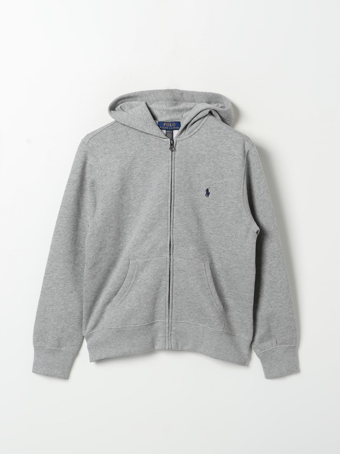 Shop Polo Ralph Lauren Sweater Kids Color Grey In Grau