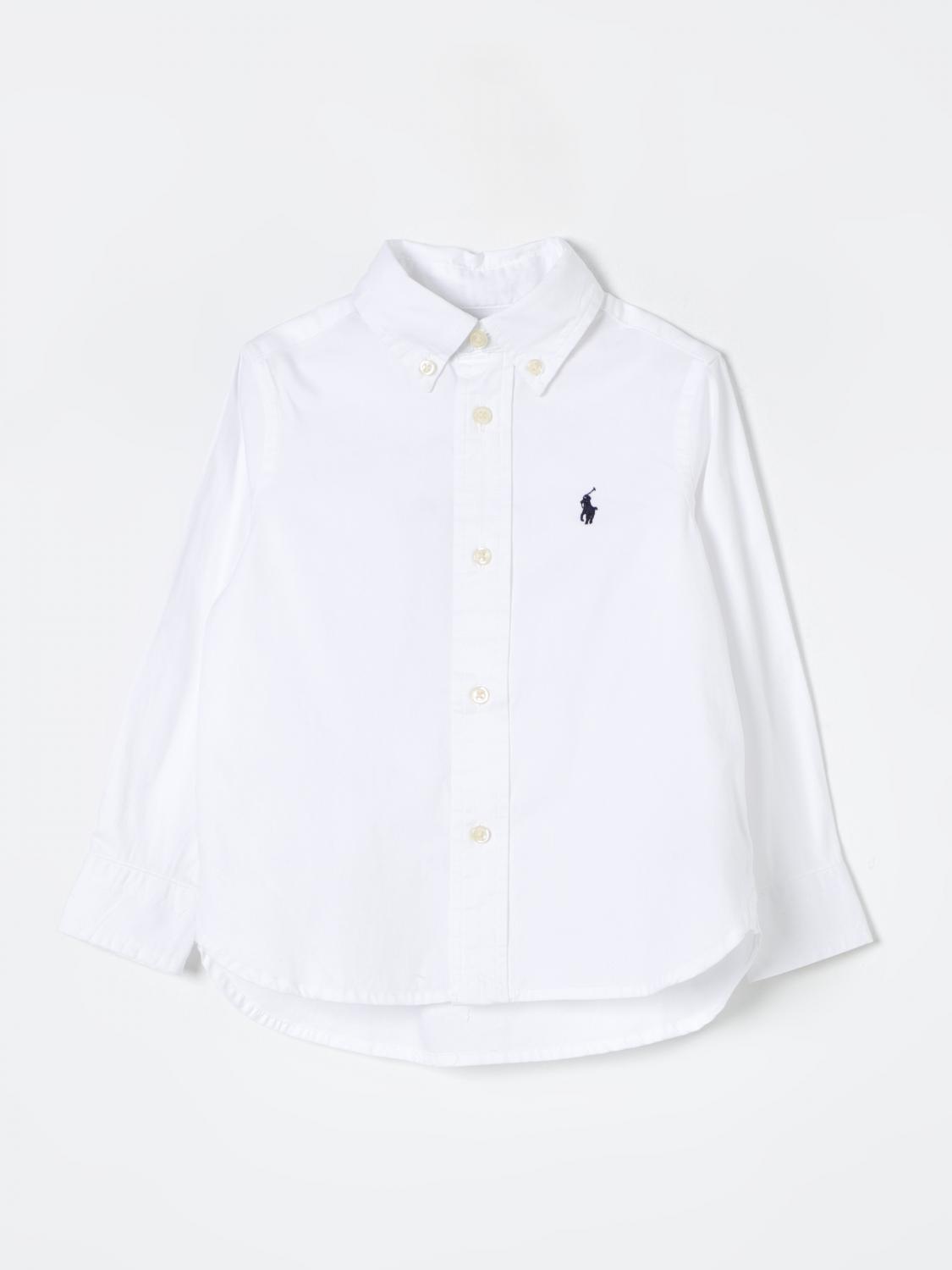 POLO RALPH LAUREN Hemd Kinder Farbe Weiß