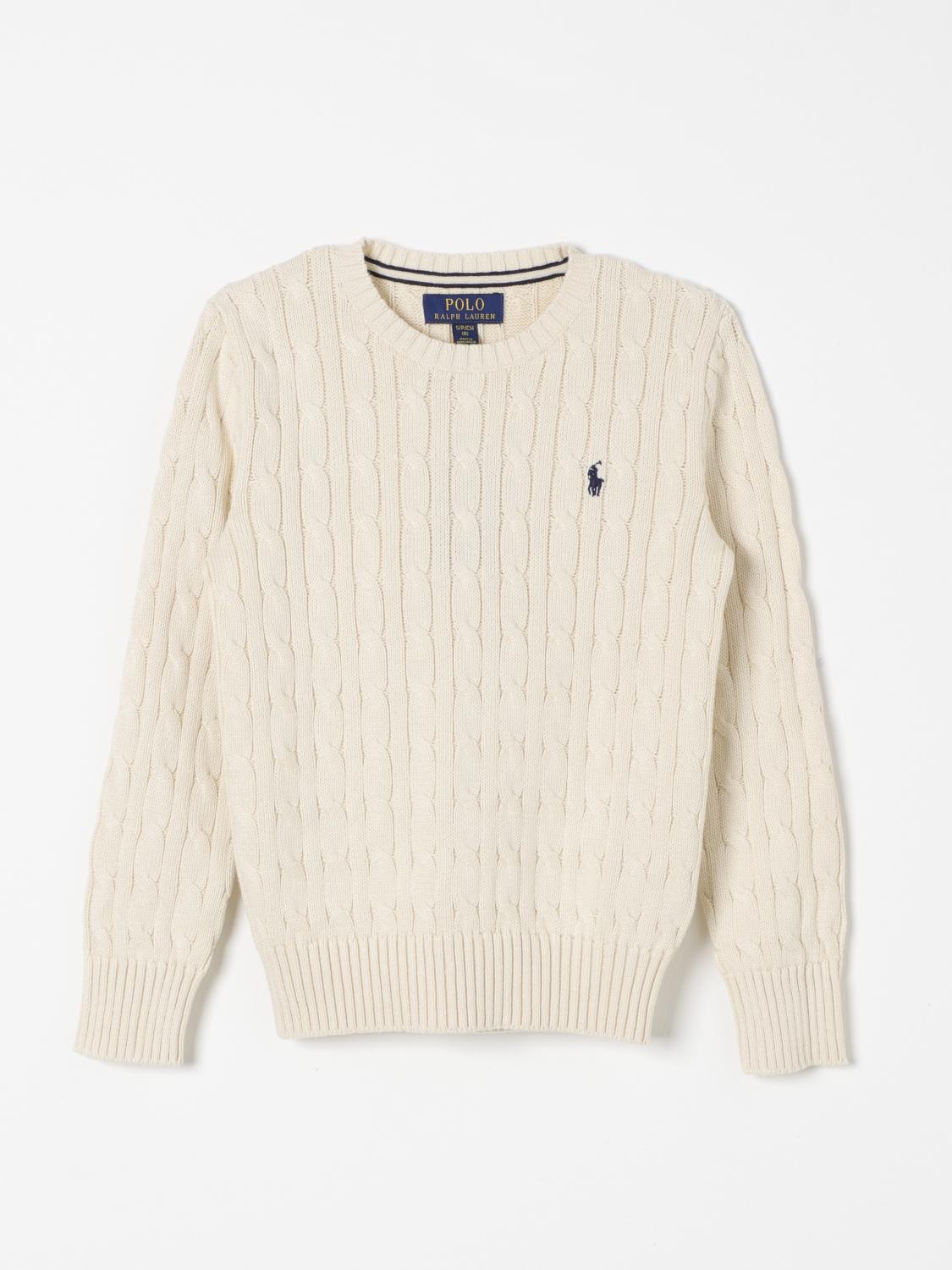 Shop Polo Ralph Lauren Sweater  Kids Color Beige