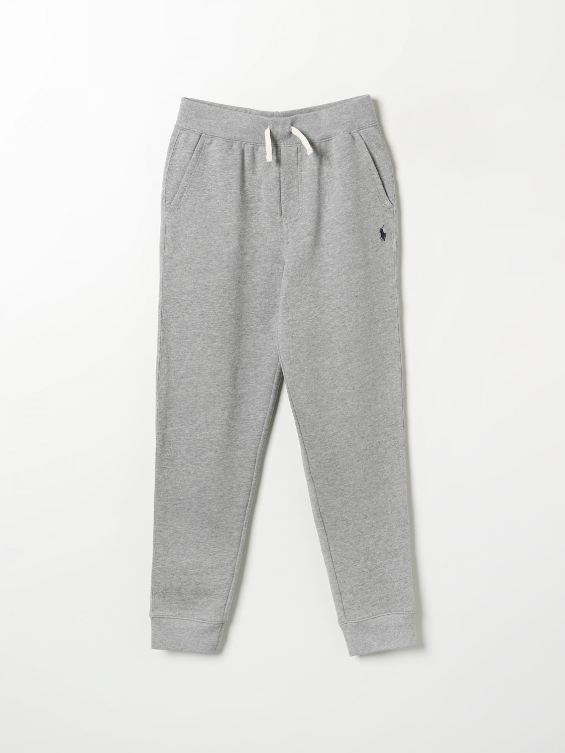 Polo Ralph Lauren Ralph Lauren Kids Pantaloni Con Coulisse In Grau