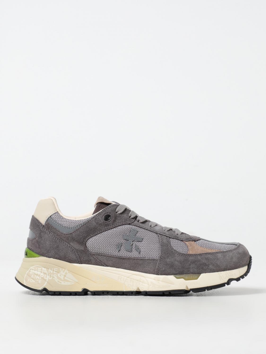 Shop Premiata Sneakers  Men Color Grey In Grau