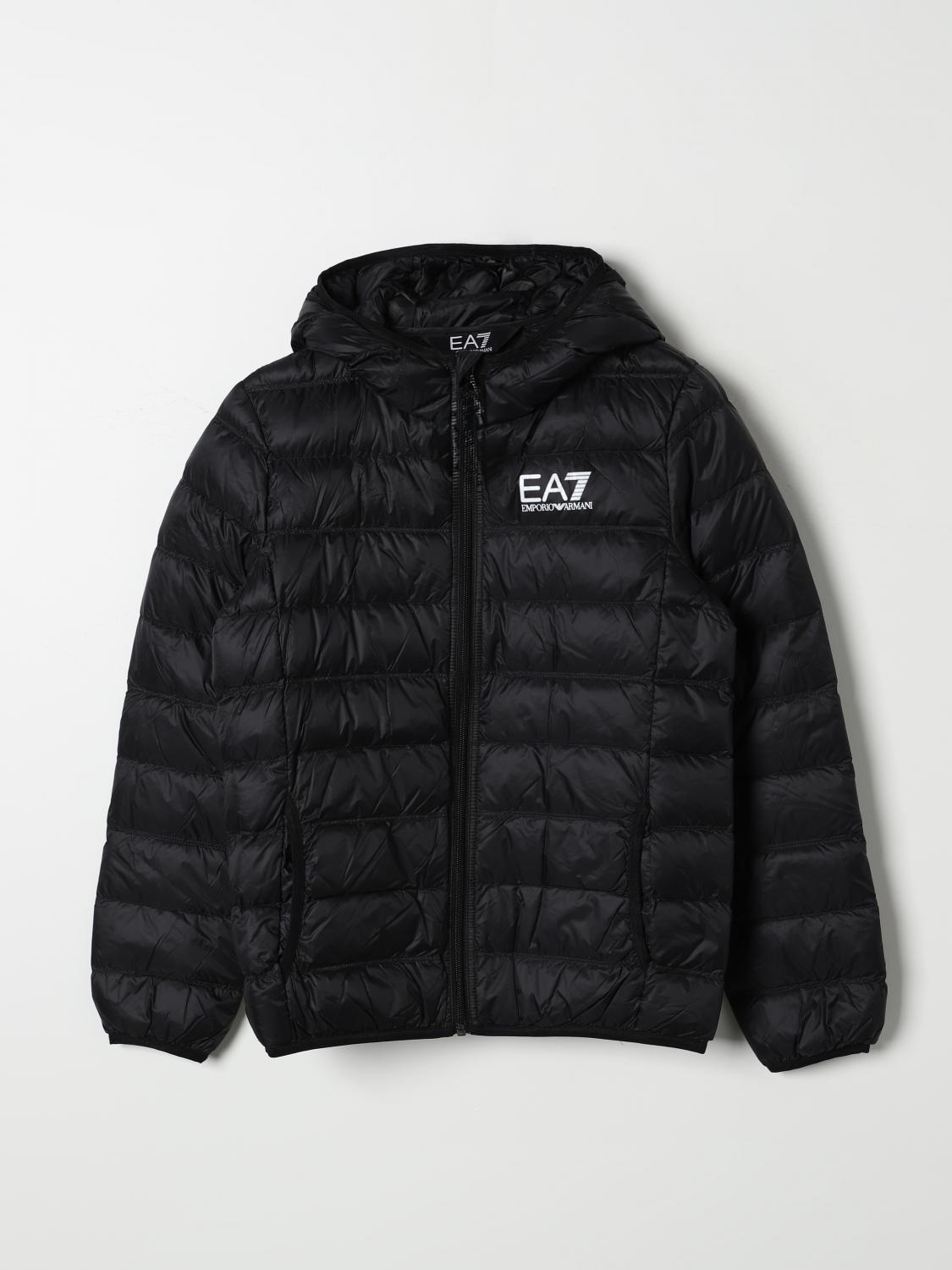 Shop Ea7 Jacket  Kids Color Black