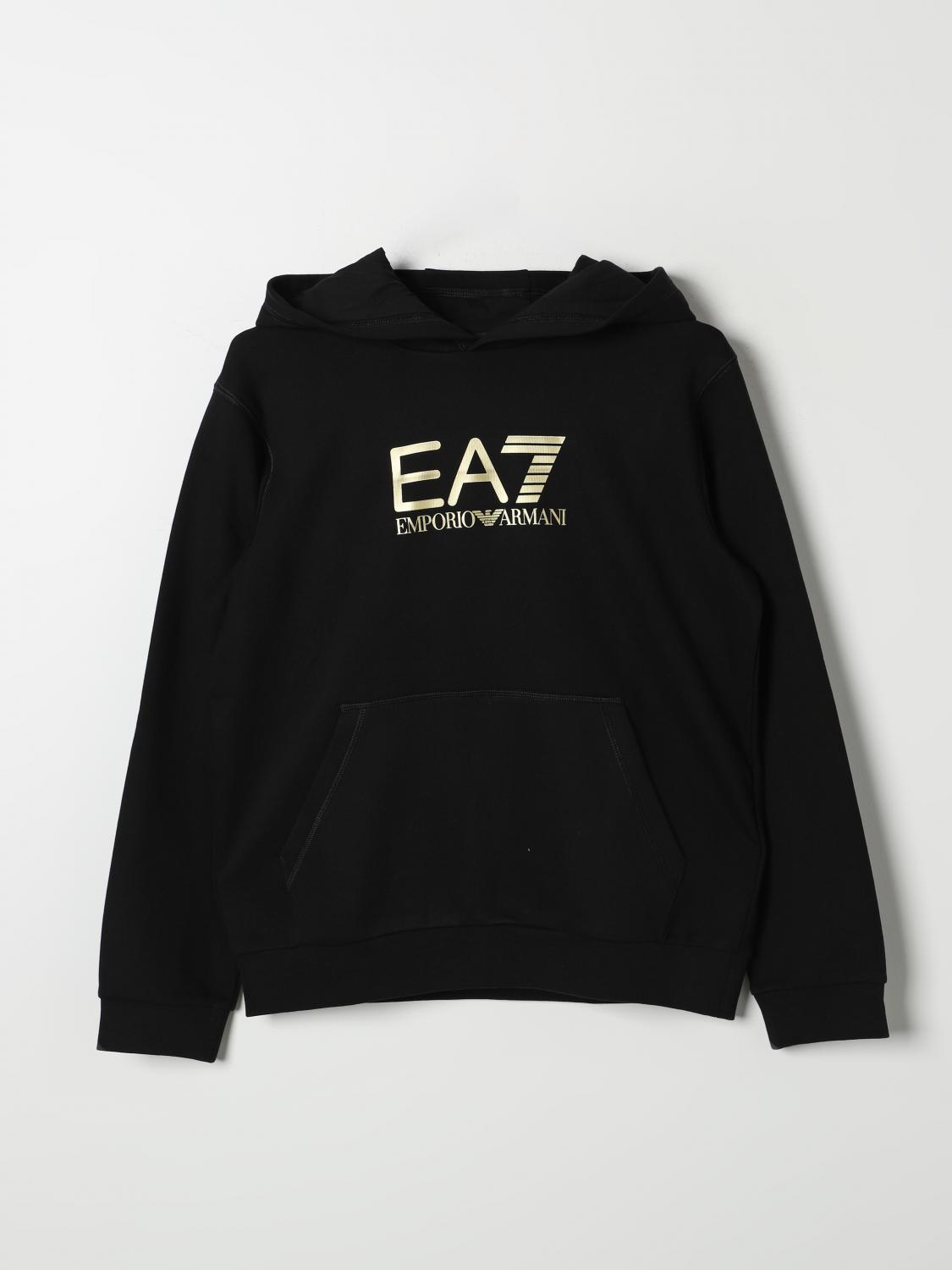 Shop Ea7 Sweater  Kids Color Black