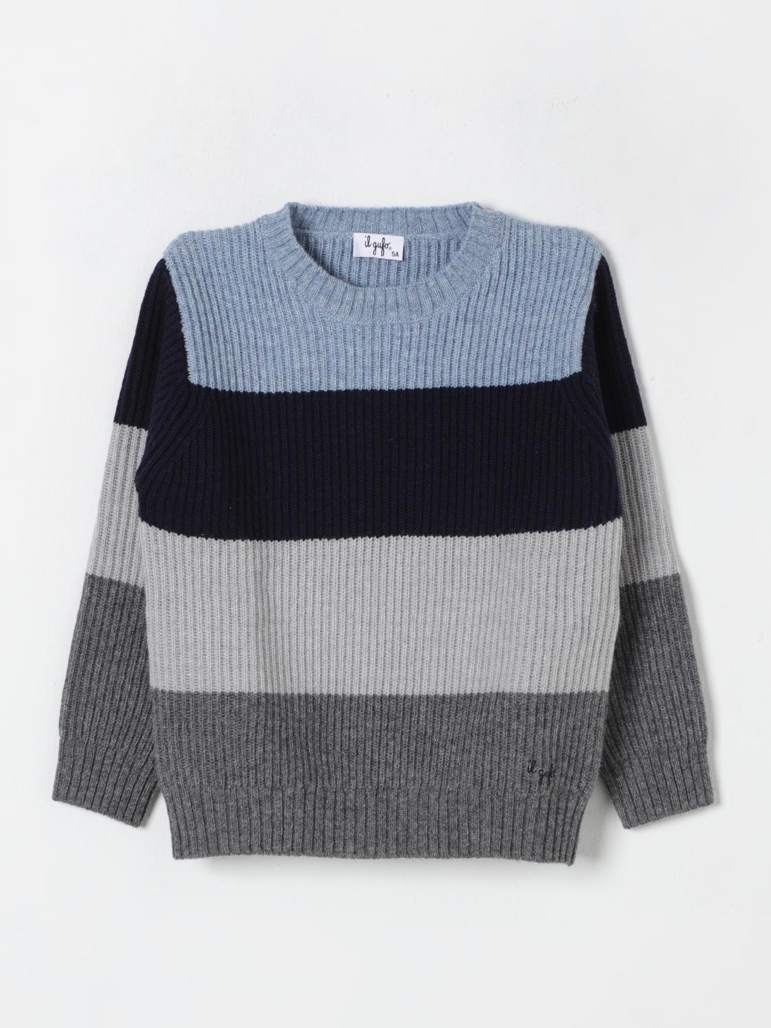 Shop Il Gufo Sweater  Kids Color Blue In Blau