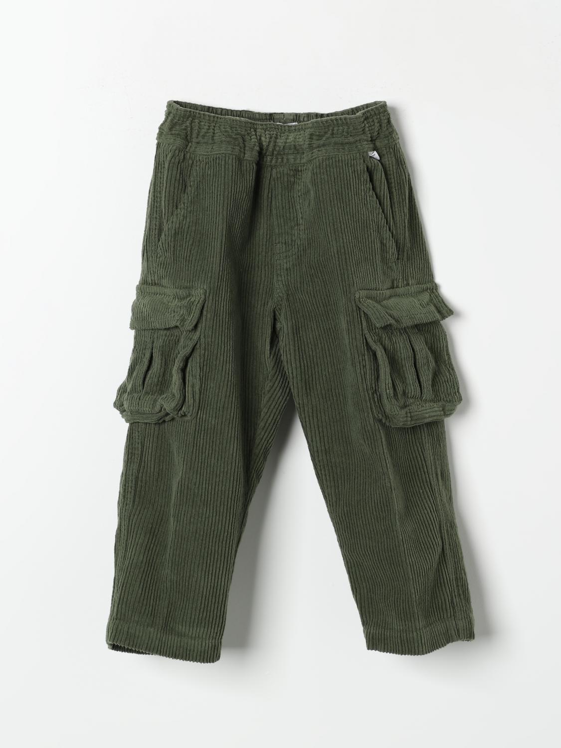 Shop Il Gufo Pants  Kids Color Green In Grün