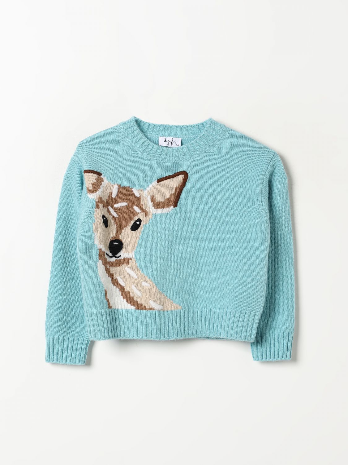 Il Gufo Sweater  Kids Color Water In Blue