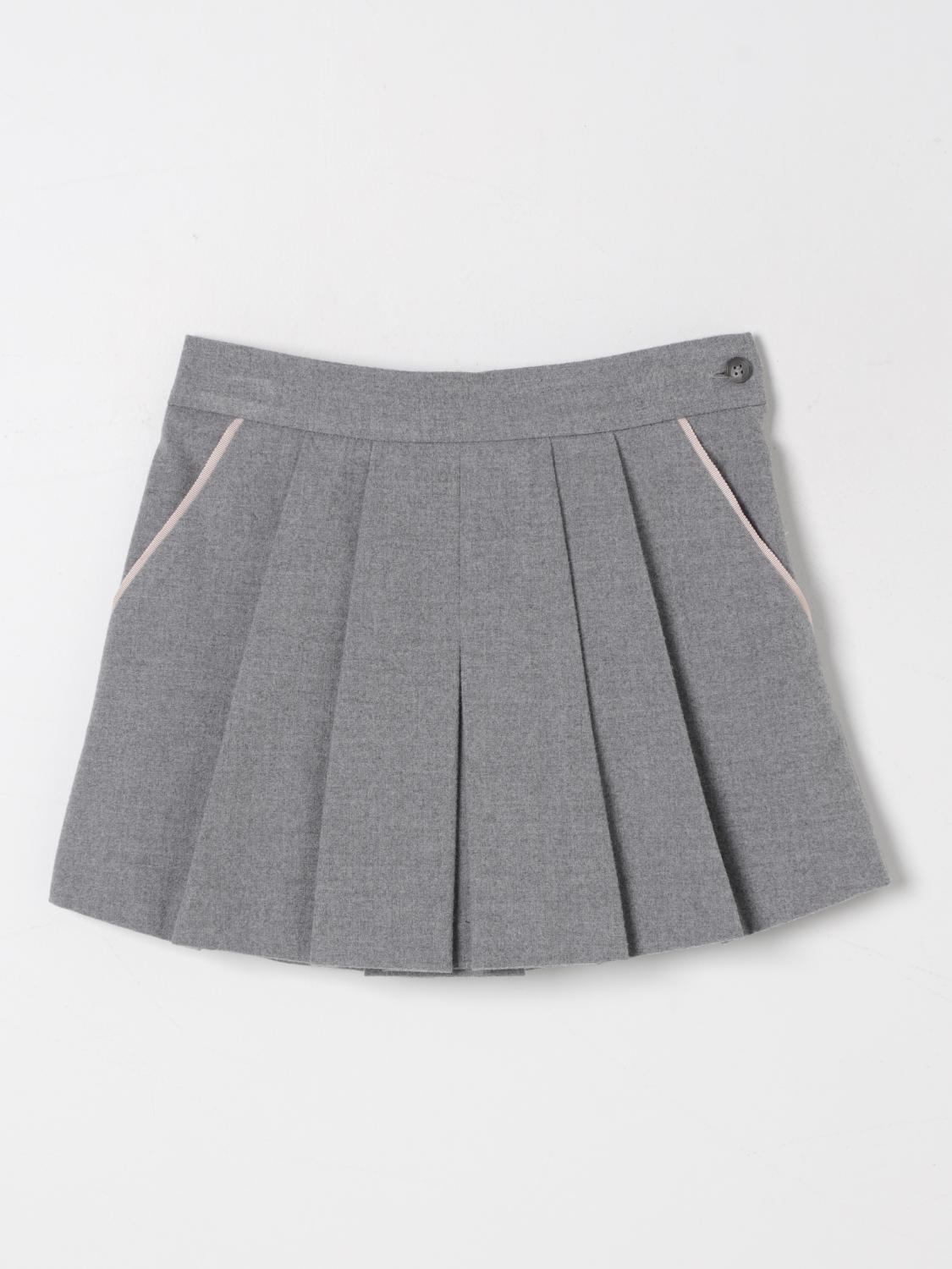 Il Gufo Skirt  Kids Color Grey In Grau