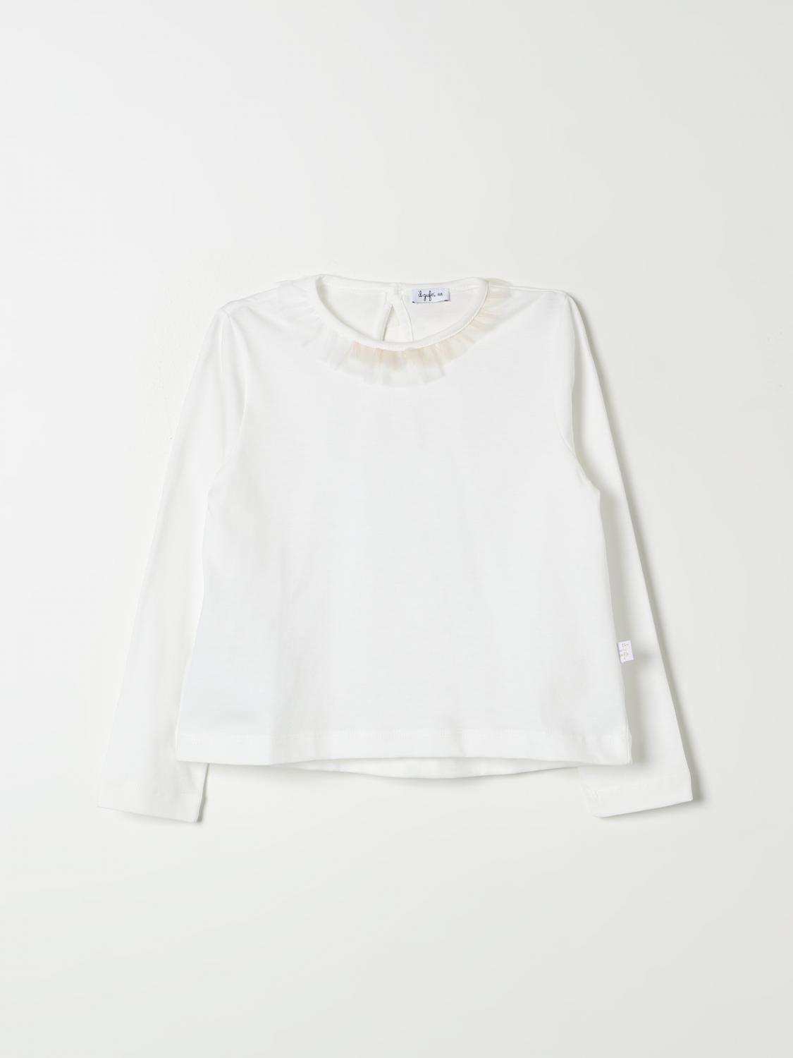 Shop Il Gufo T-shirt  Kids Color White In Weiss