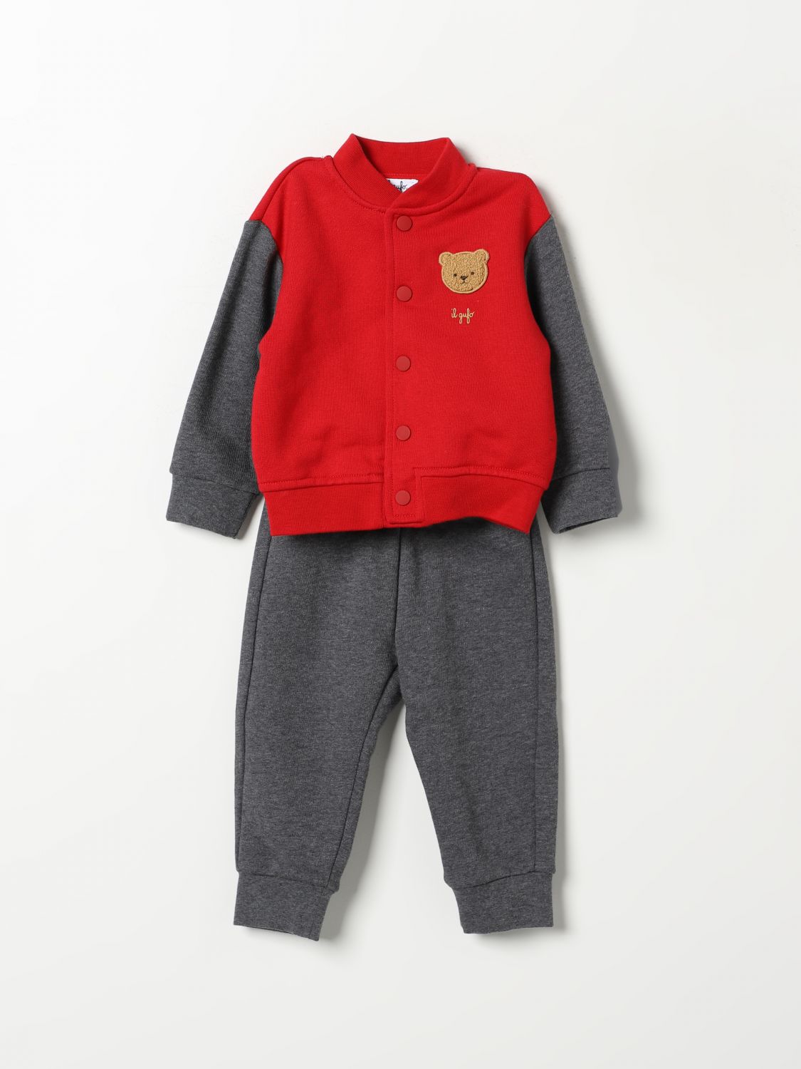 Il Gufo Tracksuits  Kids Color Blueberry In Gray